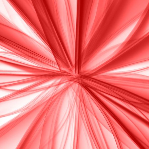 Geometric abstraction of a man in motion