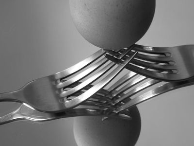 Structural geometric shapes representing physical stability